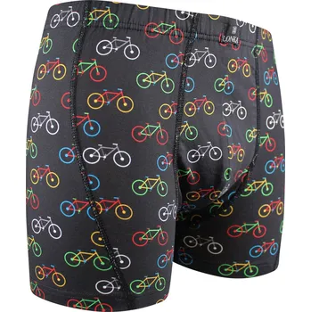 Boxerky Lonka Kevin Bike Pánské boxerky BM000001483700101233 bike/černá XXL