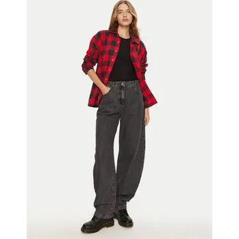 Pánská košile Champion Košile 117471 Červená Regular Fit L