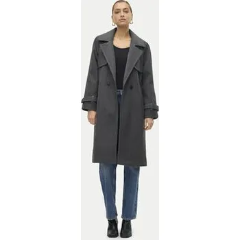 Dámský kabát Vero Moda Kabát pro přechodné období Pop Miley 10319995 Šedá Regular Fit M