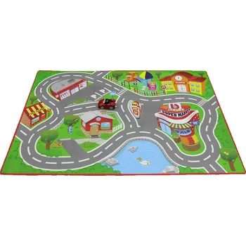 Maisto Hrací podložka LaFerrari Městečko s Junior LaFerrari autíčkem, 100x70 cm BB Junior