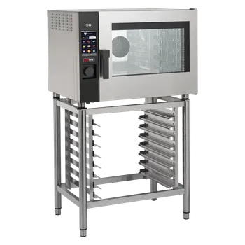 konvektomat REDFOX - MPD 0511 X ERAM Konvektomat elektrický 5x GN 1/1 zesílená verze, nástřik, dotykový, automatická mytí, pravé dveře