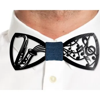 Motýlek Loop - Vinyl Craft Store Gramo motýlek pánský SAXOFON