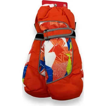 Rukavice Dětské zimní rukavice palčáky JORDAN Barva: Oranžová, rozměr: 164