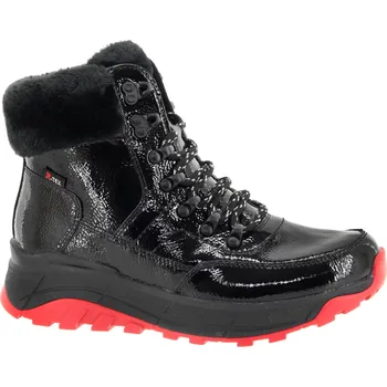 Dámské kozačky RIEKER Dámský černý kožený kotník W0063-01-265 Velikost 41