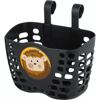 košík na kolo Koš na řidítka KLS Buddy lion dětský černý