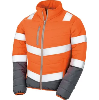 Dámská bezpečnostní bunda R 325F fluorescent orange-grey L