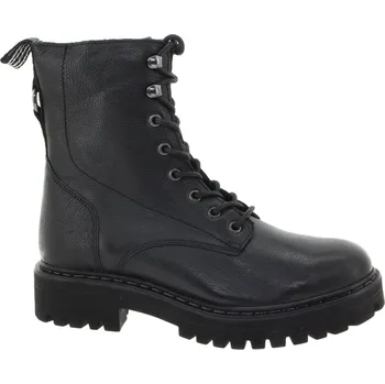 Dámské kozačky MUSTANG Dámský černý kožený kotník 2895502-009-265 Velikost 40