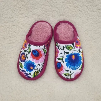 Dámské pantofle Merino Vlněné pantofle, folklor Velikost boty: 44-45