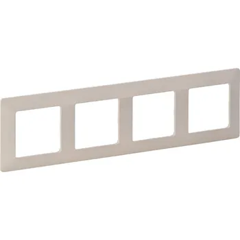 spínač Legrand 754044 VALL RÁMEČEK 4P BÉŽOVÁ