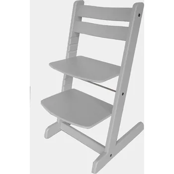 Jídelní židlička Dvěžidle.cz Válek Rostoucí židle Lucie šedá