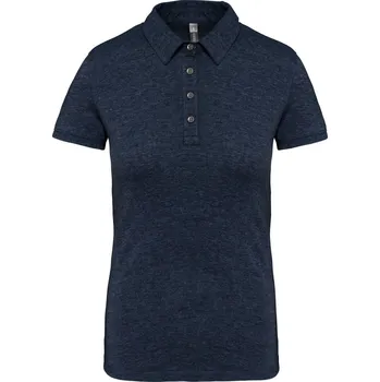 Dámské tričko Dámské žerzejové polo K 263 french navy heather XXL