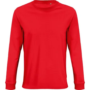 Pánská móda Bio tričko s dlouhým rukávem Pioneer LSL bright red XL