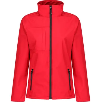 Dámská 3-vrstvá softshellová bunda "Octagon II" classic red-black 12_M