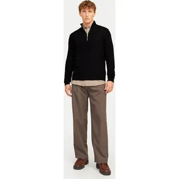 Pánský svetr Jack & Jones Svetr Craig 12260826 Černá Regular Fit L