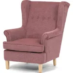 Autronic Křeslo ušák, růžová látka, AK-388 PINK2 - AK-388 PINK2