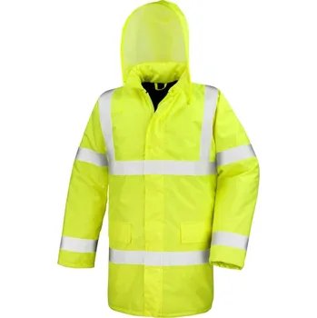 pracovní bunda EN ISO 20471 2013 bezpečnostní parka R 218X fluorescent yellow XXL
