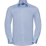 Košile s dlouhým rukávem, vzor rybí kost 962M light blue 4XL