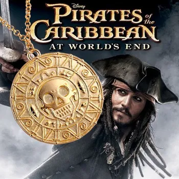 Šperk Náhrdelník Piráti z Karibiku - aztécké zlato