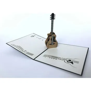 hudebnikum.cz Přání do obálky 3D KYTARA