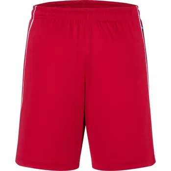 Týmové kraťasy "Basic" JN 387 red-white XL