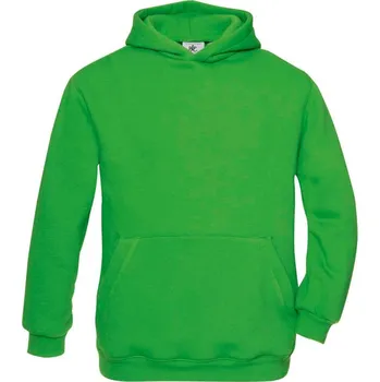 Dívčí mikina Dětská mikina s kapucí Hooded /kids real green 3-4