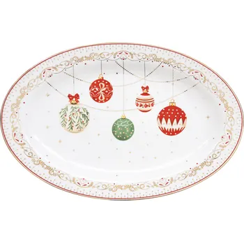 Talíř Porcelánový servírovací talíř Christmas Eve