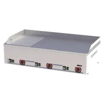 REDFOX - FTHR 90 E Grilovací deska 97x48 elektrická kombinovaná stolní 400 V