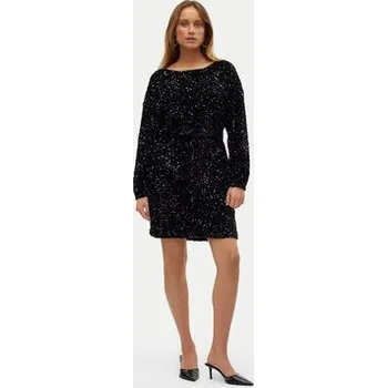 Dámské šaty Vero Moda Koktejlové šaty Bella 10317046 Černá Regular Fit M