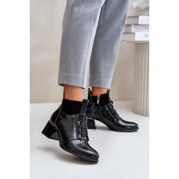 Dámská zimní obuv Boty na podpatku model 202811 Step in style 39