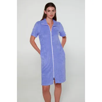 Dámské šaty Vamp - Šaty froté s krátkými rukávy 20557 - Vamp lavender iris S