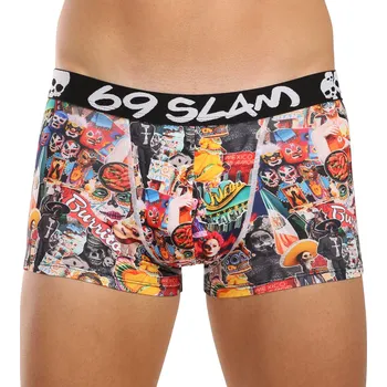 Boxerky Pánské boxerky 69SLAM Hip MEXICOLLAGE MASON (MSYMXG-PO) L MSYMXG-PO Možnost vrácení zboží ZDARMA do 120 dnů!