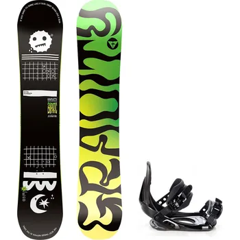 Sport Gravity snowboards Snowboard komplet Gravity Empatic junior 24/25 + vázání Croxer MP180 Velikost: 130 cm, Velikost vázání: S