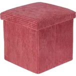HOMESTYLING Taburet s úložným prostorem 38 x 38 x 38 cm růžová KO-170490550ruzo