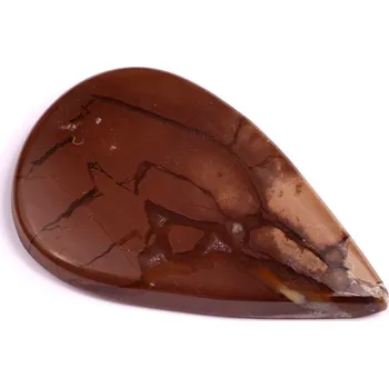 Korálek Kabošon Thunder Agate č.2606 (47x30x5mm)