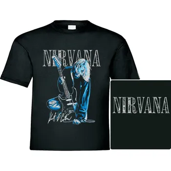 Pánské tričko triko Nirvana - Kurt Cobain guitar