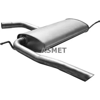 Tlumič výfuku Zadní tlumič výfuku ASMET 19.037