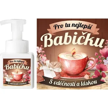 Mýdlo Pěnové mýdlo na ruce - PRO BABIČKU