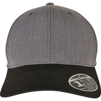 Kšiltovka 6 panelová Trucker kšiltovka "Melange" 6511MM black-grey melange L/XL