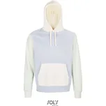 Unisex mikina s kapucí z bio bavlny creamy blue XS