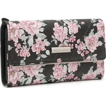 Peněženka Černá květinová peněženka "Natural"