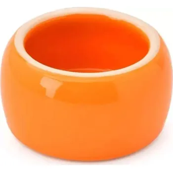 Miska pro psa Nobby ORANŽOVÁ keramická miska 8 x 4,5 cm