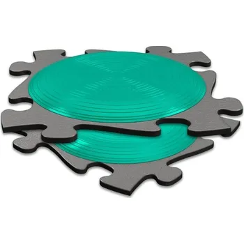 Muffik Set aktivních podložek Rotana Barva: Šedá/tyrkys