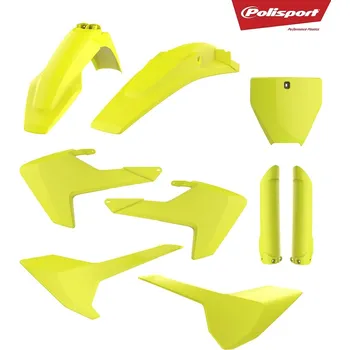 Sada plastů polisport neonově žlutá 90741