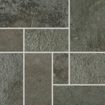 Dlažba Rako Como dekor hnědočerná 30x30 (DDP34694)