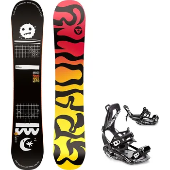 Snowboard Gravity snowboards Snowboard komplet Gravity Empatic 25/26 + vázání Fastec FT360 black Velikost: 142 cm, Velikost vázání: M