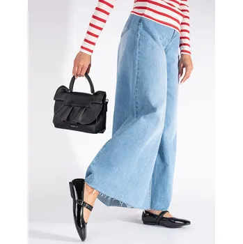 Dámské baleríny Originální baleríny dámské černé bez podpatku 37