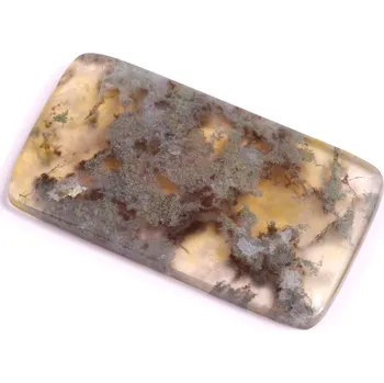 Korálek Kabošon Red Moss Agate č.2715 (45x25x4mm)