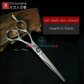 Kadeřnické nůžky pro leváky 5" TITAN L455 ACRM Profesional