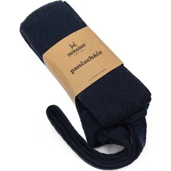 Tatrasvit Punčocháče s kšandami 100% bavlna TMAVĚ MODRÁ - 90