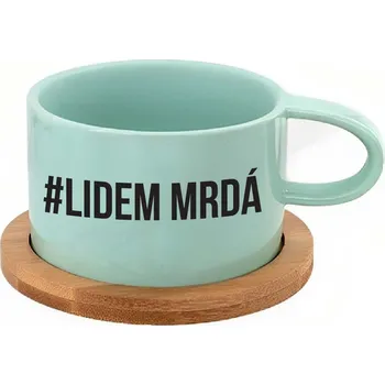 Hrnek makronka - Lidem mrdá Barva hrnečku: Mátová